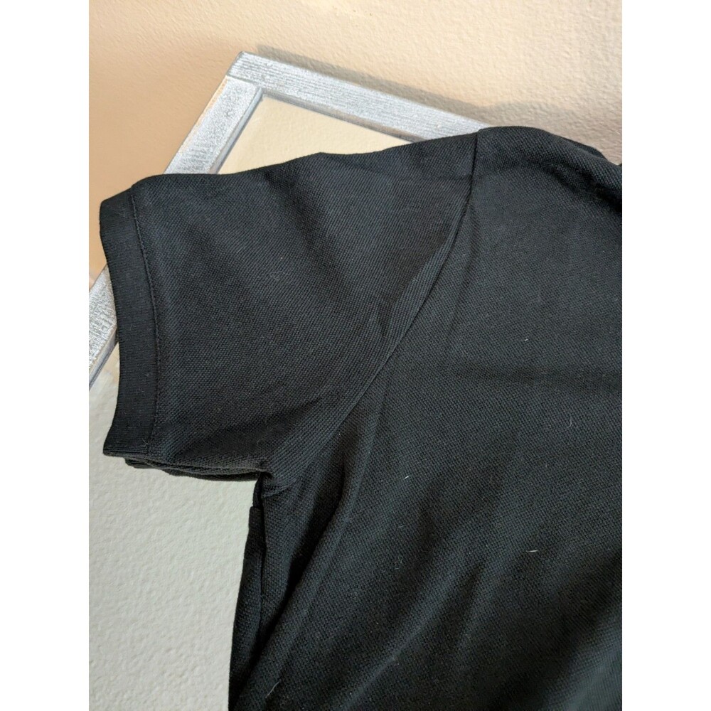 Bundle 2 Black and light Blue Women's  Short Cap Sleeve Polo Shirts Large - Picture 11 of 11